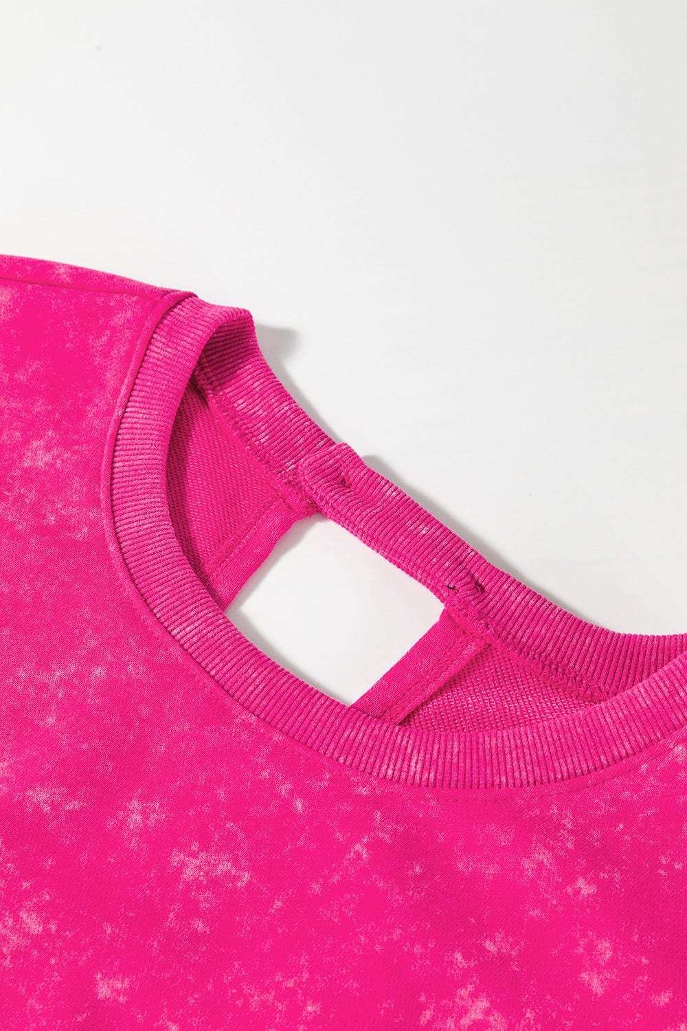 Mineral Wash Hollow Out Back Drawstring Waist Romper - Trendsi - Flyclothing LLC