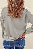 Bow Graphic Round Neck Long Sleeve Sweatshirt - Trendsi - Flyclothing LLC