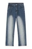 Men's Washed Straight Leg Jeans - Trendsi - Flyclothing LLC