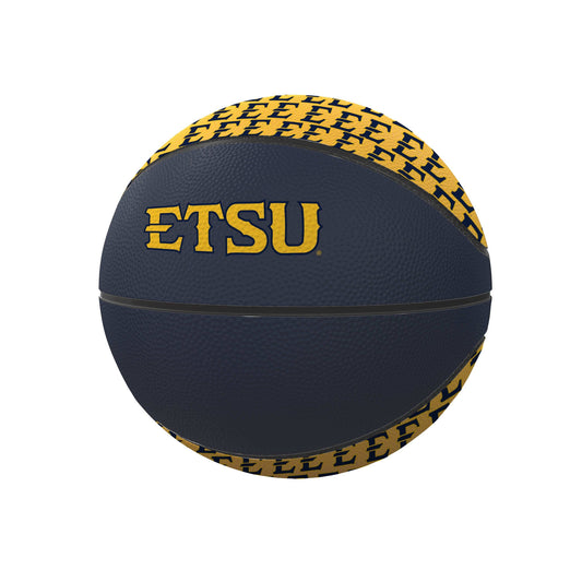East TN State Mini Size Rubber Basketball - Logo Brands - Flyclothing LLC