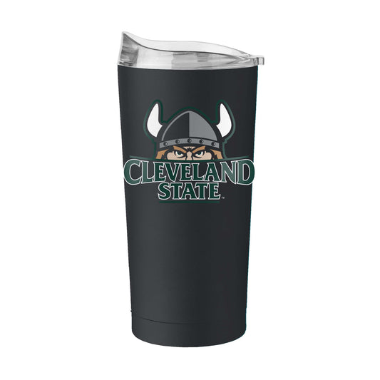 Cleveland State 20oz Flipside Powder Coat Tumbler - Logo Brands - Flyclothing LLC