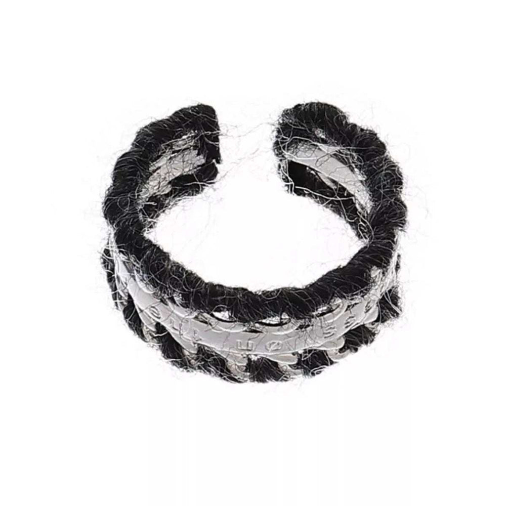 Brass Yarn-Wrapped Open Ring - Trendsi - Flyclothing LLC