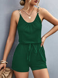Scoop Neck Romper with Pockets - Trendsi - Flyclothing LLC