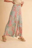 Aemi+Co Printed Wide Leg Pants - Trendsi - Flyclothing LLC