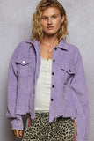 POL Button Down Corduroy Trucker Jacket - Trendsi - Flyclothing LLC