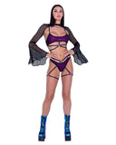 Roma Costume 6496 Shimmer Lining Fishnet Shorts - Roma Costume - Flyclothing LLC