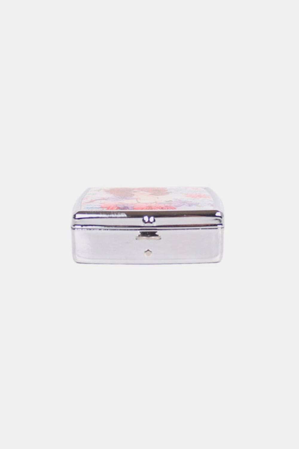 Nicole Lee USA Printed Metallic Square Pill Case - Trendsi - Flyclothing LLC