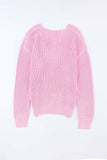 V-Neck Drop Shoulder Sweater - Trendsi - Flyclothing LLC