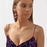 Halloween 18K Gold-Plated Alloy Pumpkin Earrings - Trendsi - Flyclothing LLC