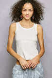 POL Round Neck Ribbed Tank - Trendsi - Flyclothing LLC