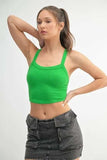 MONO B Seamless Solid Cami - Trendsi - Flyclothing LLC