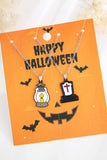 Two-Piece Halloween Theme Necklace Set - Trendsi - Flyclothing LLC