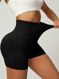 High Waist Active Shorts - Trendsi - Flyclothing LLC