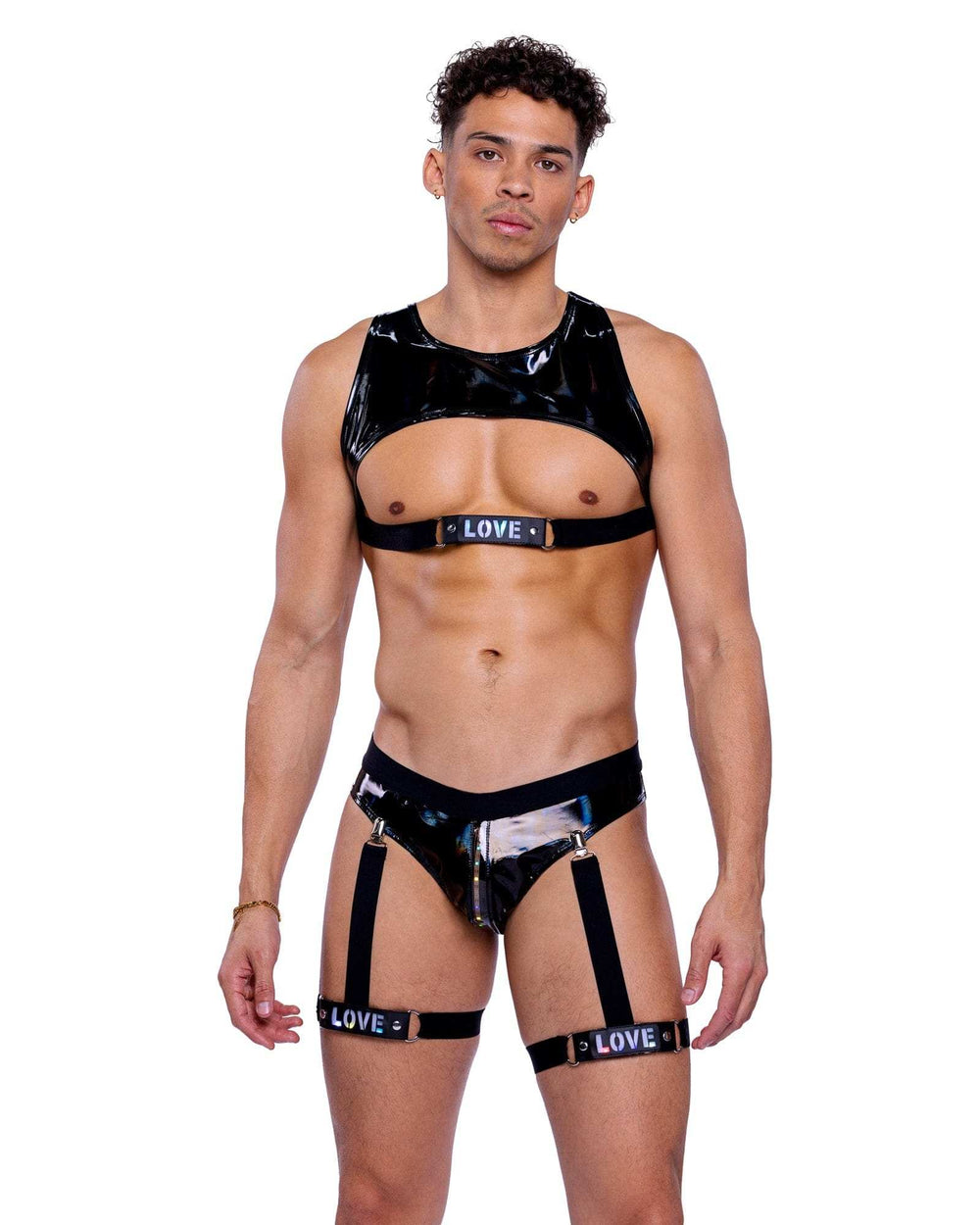 Roma Costume 6507 Pride Cropped Vinyl Top - Roma Costume - Flyclothing LLC