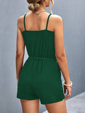 Scoop Neck Romper with Pockets - Trendsi - Flyclothing LLC