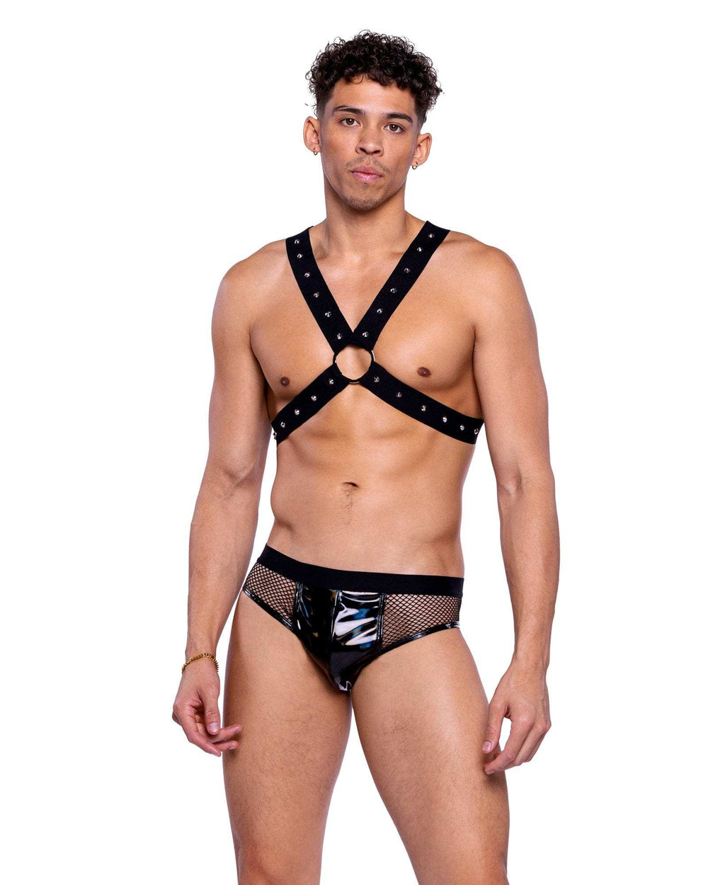 Roma Costume 6521 Elastic Harness with Stud Detail - Roma Costume - Flyclothing LLC