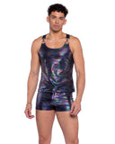 Roma Costume 6530 Rainbow Shimmer Camouflage Shorts - Roma Costume - Flyclothing LLC