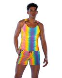 Roma Costume 6538 Reflective Shorts with Zipper Pockets - Roma Costume - Flyclothing LLC