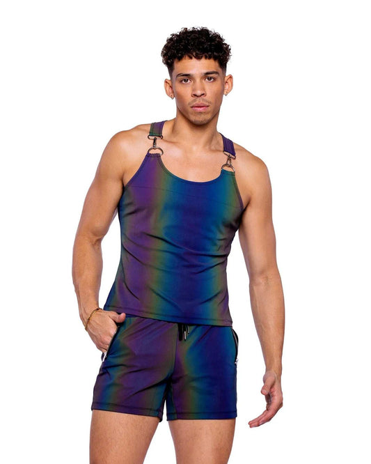 Roma Costume 6538 Reflective Shorts with Zipper Pockets - Roma Costume - Flyclothing LLC