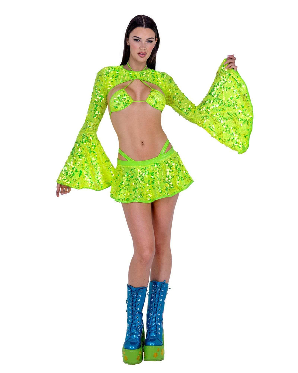 Roma Costume 6415 Sequin Halfback Shorts - Roma Costume - Flyclothing LLC