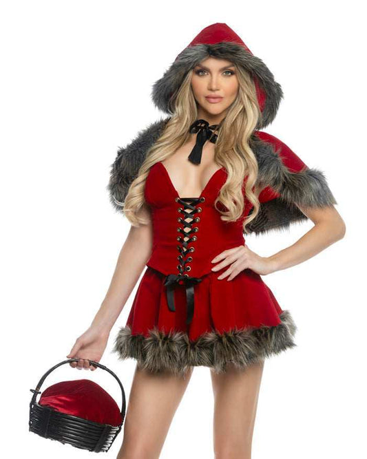Roma Costume 3pc Enchanted Forest Red - Roma Costume - Flyclothing LLC