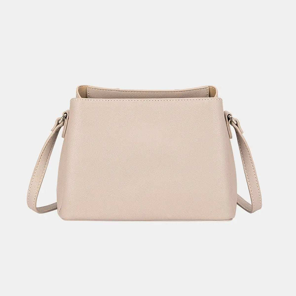 David Jones PU Leather Crossbody Bag - Trendsi - Flyclothing LLC