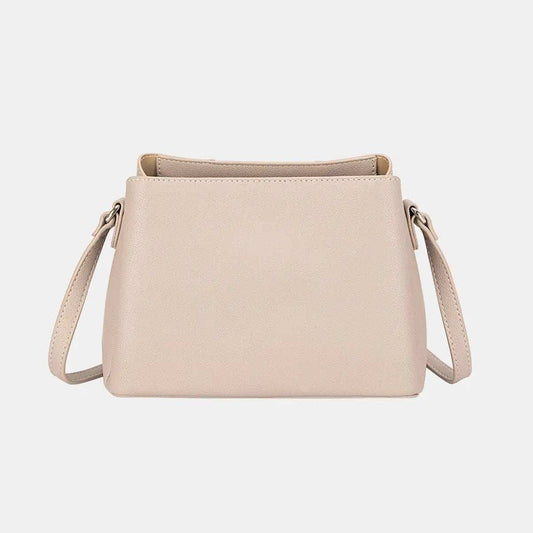 David Jones PU Leather Crossbody Bag - Trendsi - Flyclothing LLC
