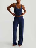 Scoop Neck Cami and Pants Set - Trendsi - Flyclothing LLC