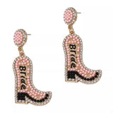 Bride Boot Dangle Earrings - Trendsi - Flyclothing LLC