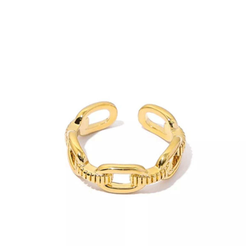 18K Gold-Plated Open Ring - Trendsi - Flyclothing LLC