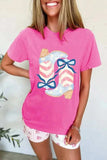Graphic Round Neck Short Sleeve T-Shirt - Trendsi - Flyclothing LLC