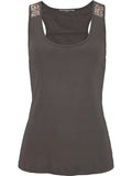 Sequin Scoop Neck Tank - Trendsi - Flyclothing LLC