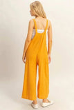 HYFVE Textured Wide Leg Overall - Trendsi - Flyclothing LLC