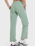 Pocketed High Waist Active Pants - Trendsi - Flyclothing LLC