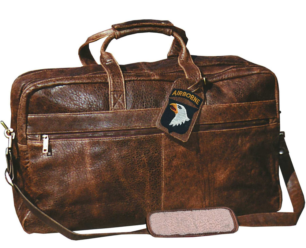 Scully Lambskin Brown duffle bag - Scully Leather - Flyclothing LLC