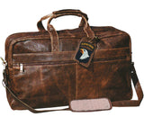 Scully Lambskin Brown duffle bag - Scully Leather - Flyclothing LLC