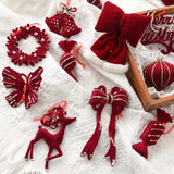 Christmas Velvet Hanging Ornament - Trendsi - Flyclothing LLC