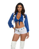 Roma Costume 4pc Dallas Touchdown Tease - Roma Costume - Flyclothing LLC