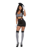 Roma Costume 4pc Mesmerizing Mime - Roma Costume - Flyclothing LLC