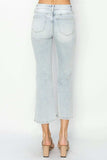 RISEN Full Size Mid Rise Cropped Flare Jeans - Trendsi - Flyclothing LLC