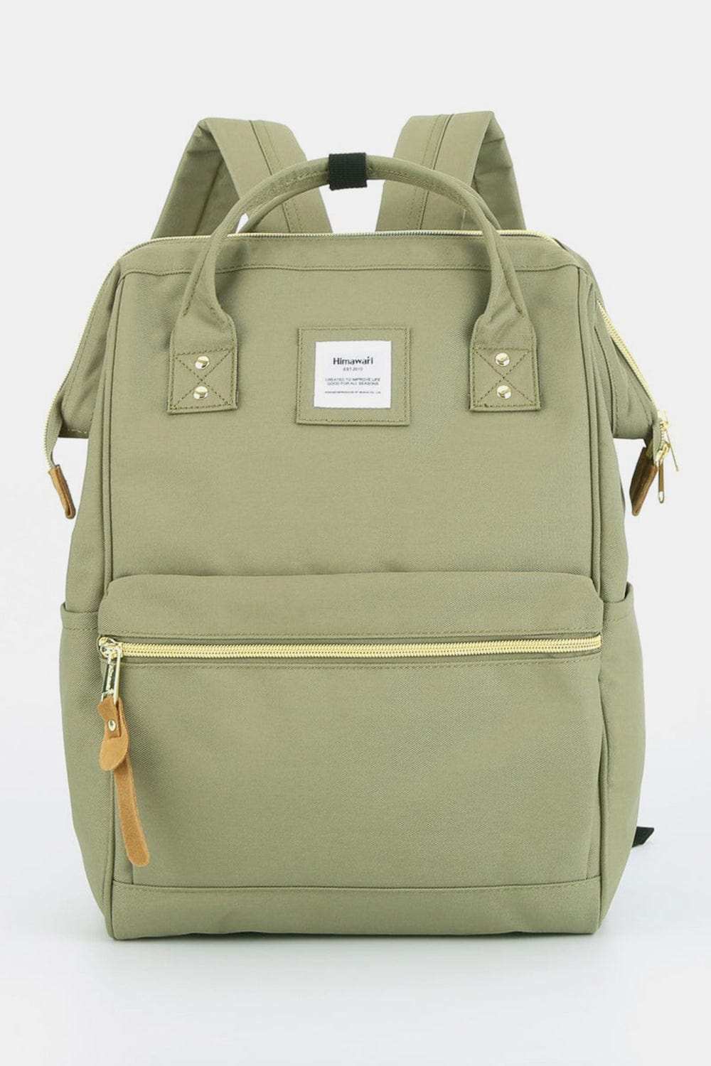 Himawari Waterproof Canvas Backpack Bag with Side Pockets - Trendsi - Flyclothing LLC
