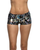 Roma Costume 1pc Low Rise Iridescent Camouflage Shorts - Roma Costume - Flyclothing LLC