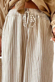 Pocketed Striped Wide Leg Pants - Trendsi - Flyclothing LLC