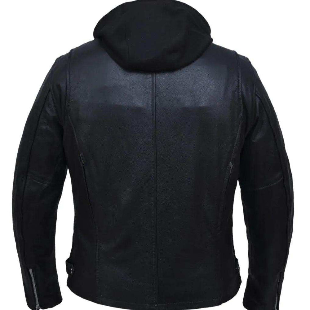 Street Rider - Mens Premium Leather Jacket - Unik Just for Bikers - Flyclothing LLC