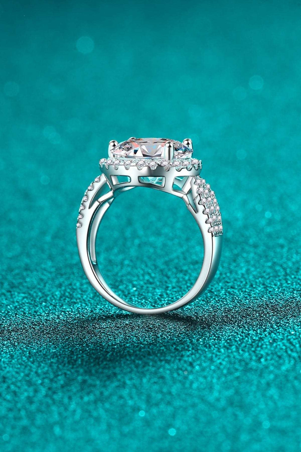 5 Carat Moissanite 925 Sterling Silver Ring - Trendsi - Flyclothing LLC