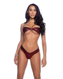 Roma Costume 6665 Shimmer Low Waist Cheeky Shorts - Roma Costume - Flyclothing LLC