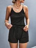 Scoop Neck Romper with Pockets - Trendsi - Flyclothing LLC