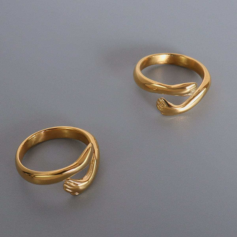 Titanium Steel Hug Bypass Ring - Trendsi - Flyclothing LLC