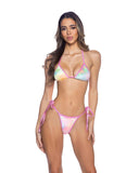 Roma Costume 6676 2PC Crushed Velvet Bikini Tie Set - Roma Costume - Flyclothing LLC