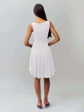 High-Low Round Neck Sleeveless Dress - Trendsi - Flyclothing LLC